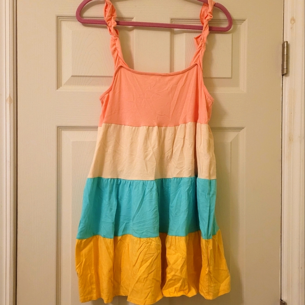 BiBi Summer Colorblock Mini Dress